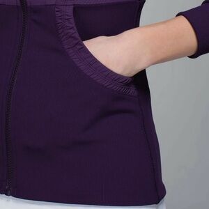 Lululemon Reversible Dance Studio Jacket in purple